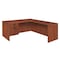 Regency Pedestal Desk Legacy 66" Single Pedestal L-Desk, 47" Re, Cherry LLDSP663047CH - alternate 1